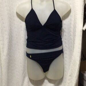 navy blue swimsuit
